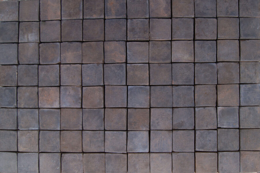 Łódź posadzka bruk terakota ceglana ręcznie robiona licowa na wprost Cegielnia Trojanowscy