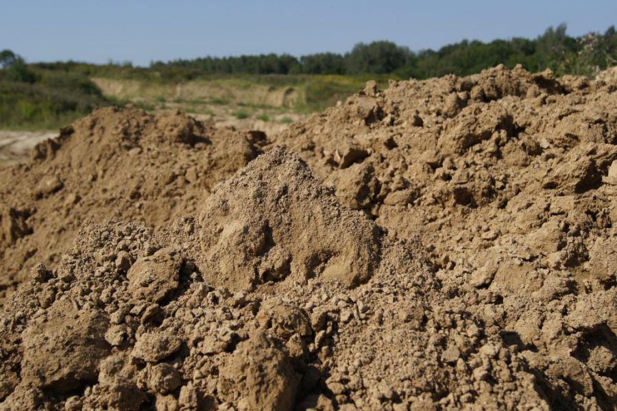 Glina lessowa kopalnia w Cegielni Trojanowscy