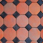 Płytki ceglane kwadraty i ośmiokąty czerwone dekoracyjne ręcznie produkowane w Cegielni Trojanowscy