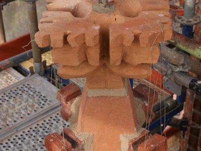 finials hand molded and art producer brick factory Trojanowscy