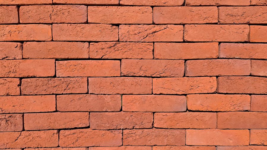 Rot gealterter Ziegel