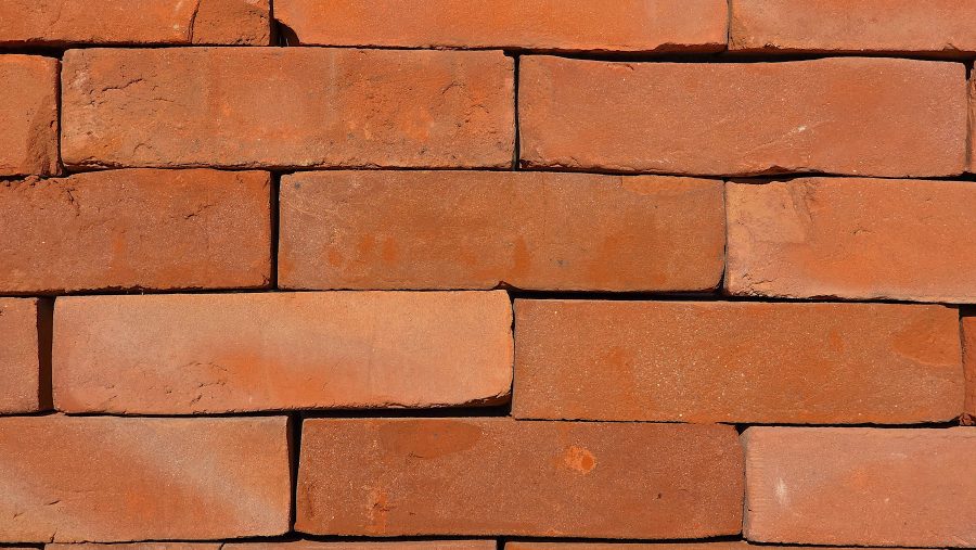 Brick under plaster