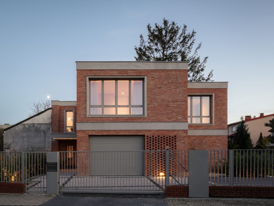 Brick on house facades